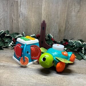 Baby Fisher Price learning activity toys - 2 piece bundle READ *Turtlennotworkin